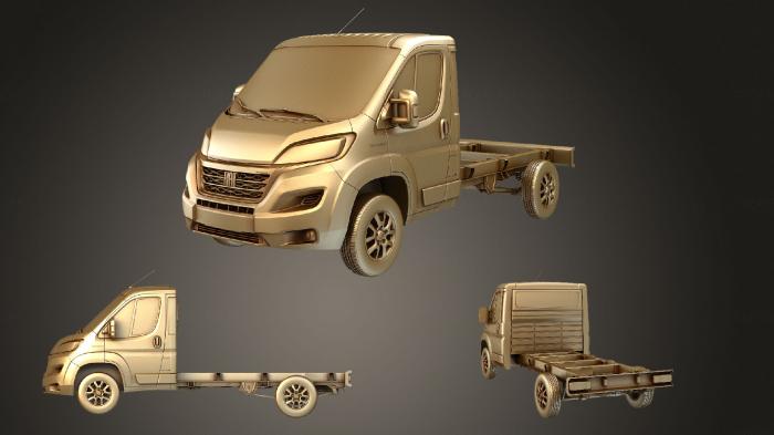 نموذج ثلاثي الأبعاد لآلة CNC السيارات والنقل فيات دوكاتو الشاسيه شاحنة بمقصورة واحدة 3450WB 2022