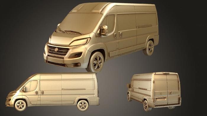 نموذج ثلاثي الأبعاد لآلة CNC السيارات والنقل فيات دوكاتو فان l3h2 2014