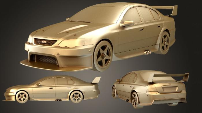 نموذج ثلاثي الأبعاد لآلة CNC السيارات والنقل فورد فالكون (AU) (Mk6) (BF) V8 Supercars 2009
