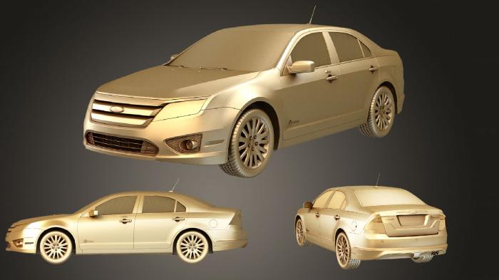 نموذج ثلاثي الأبعاد لآلة CNC السيارات والنقل فورد فيوجن هايبرد 2010 v02.0