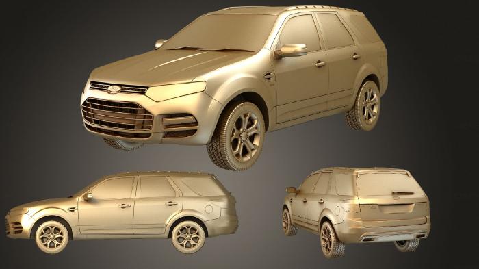 نموذج ثلاثي الأبعاد لآلة CNC السيارات والنقل فورد المقاطعة SY 2012