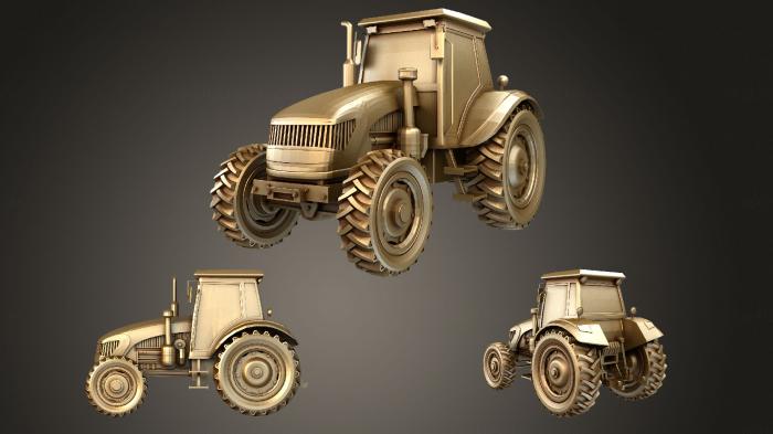 نموذج ثلاثي الأبعاد لآلة CNC السيارات والنقل Generic Farmers Tractor. جينريك فارمرز تراكتور