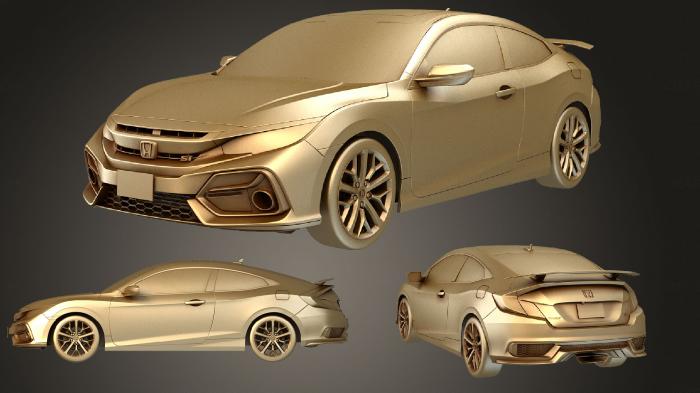 نموذج ثلاثي الأبعاد لآلة CNC السيارات والنقل هوندا سيفيك سي كوبيه 2020