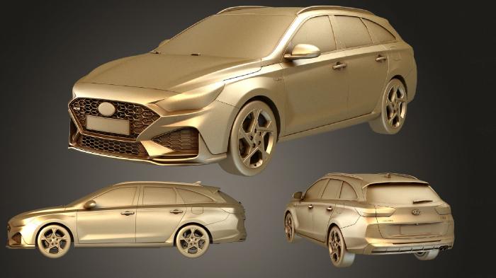 نموذج ثلاثي الأبعاد لآلة CNC السيارات والنقل هيونداي i30 Wagon N line 2020