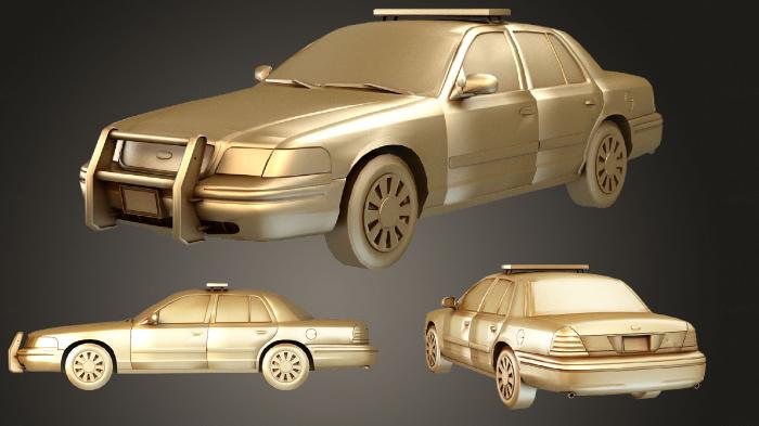 نموذج ثلاثي الأبعاد لآلة CNC السيارات والنقل اعتراض شرطة LPD