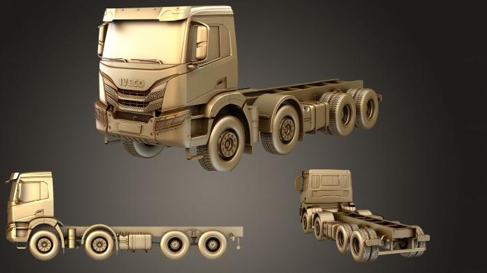 نموذج ثلاثي الأبعاد لآلة CNC السيارات والنقل شاحنة الشاسيه Iveco X Way 2020