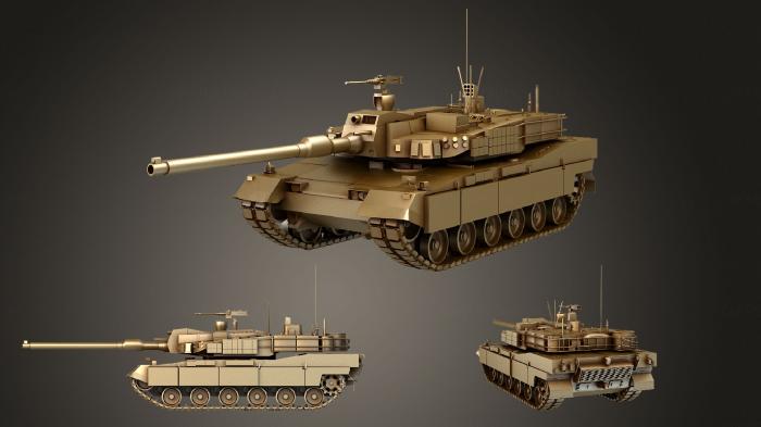 نموذج ثلاثي الأبعاد لآلة CNC السيارات والنقل K2 BlackPanther Korea Tank