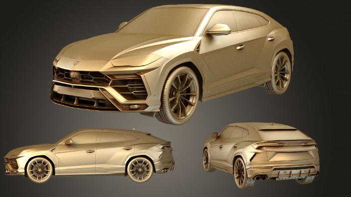 نموذج ثلاثي الأبعاد لآلة CNC السيارات والنقل لامبورغيني أوروس 2019 Mentalray