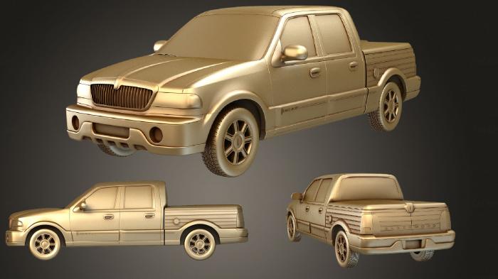 نموذج ثلاثي الأبعاد لآلة CNC السيارات والنقل لينكولن بلاكوود 2001