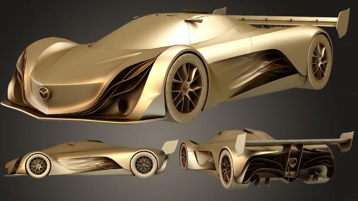 نموذج ثلاثي الأبعاد لآلة CNC السيارات والنقل Mazda Furai Concept 2008 hipoly