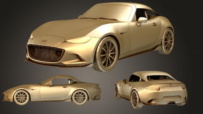 نموذج ثلاثي الأبعاد لآلة CNC السيارات والنقل Mazda MX 5 Speedster Concept 2015