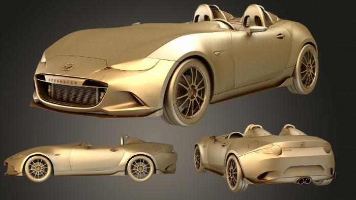نموذج ثلاثي الأبعاد لآلة CNC السيارات والنقل Mazda MX 5 Spyder Concept 2015