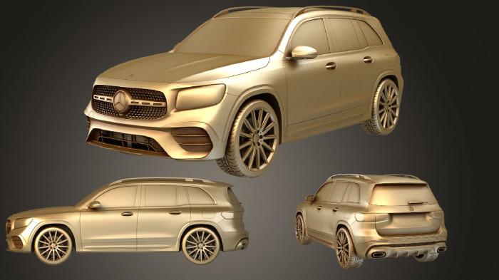 نموذج ثلاثي الأبعاد لآلة CNC السيارات والنقل مرسيدس بنز GLB AMG 2020 3D