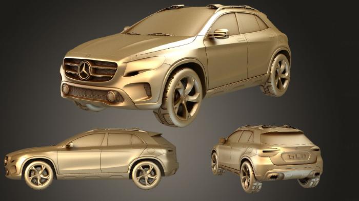 نموذج ثلاثي الأبعاد لآلة CNC السيارات والنقل مجموعة مرسيدس بنز GLA Concept 2013