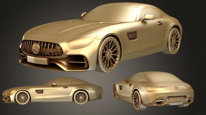 نموذج ثلاثي الأبعاد لآلة CNC السيارات والنقل مرسيدس AMG GT 2020