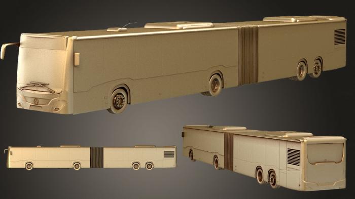 نموذج ثلاثي الأبعاد لآلة CNC السيارات والنقل مرسيدس بنز CapaCity L 4door Bus HQinterior 2014