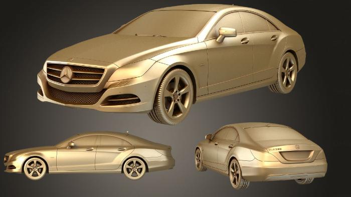 نموذج ثلاثي الأبعاد لآلة CNC السيارات والنقل مرسيدس بنز CLS 2011
