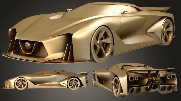نموذج ثلاثي الأبعاد لآلة CNC السيارات والنقل نيسان 2020 Vision Gran Turismo Concept 2014