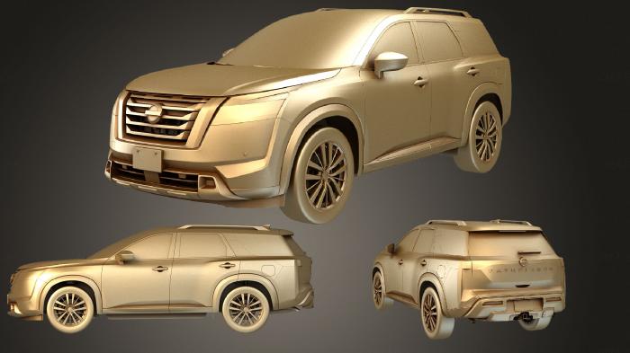 نموذج ثلاثي الأبعاد لآلة CNC السيارات والنقل نيسان باثفايندر 2022