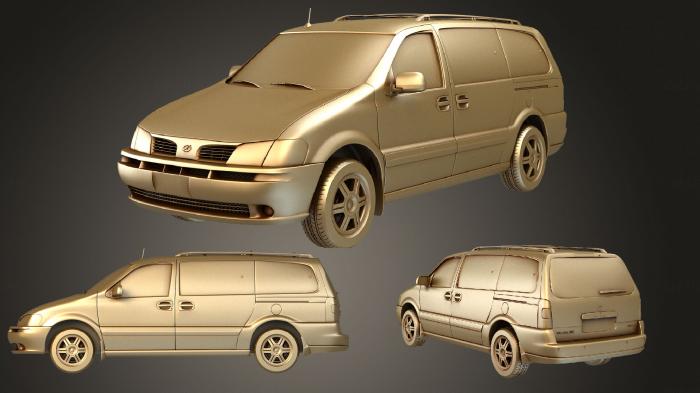 نموذج ثلاثي الأبعاد لآلة CNC السيارات والنقل أولدزموبيل صورة ظلية 2004