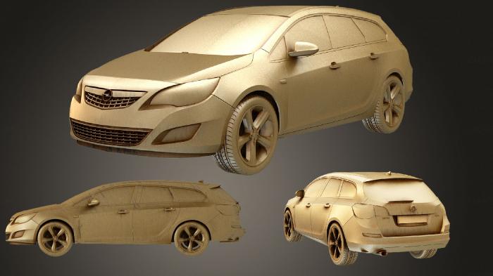 نموذج ثلاثي الأبعاد لآلة CNC السيارات والنقل أوبل أسترا سبورتس تورر 2011