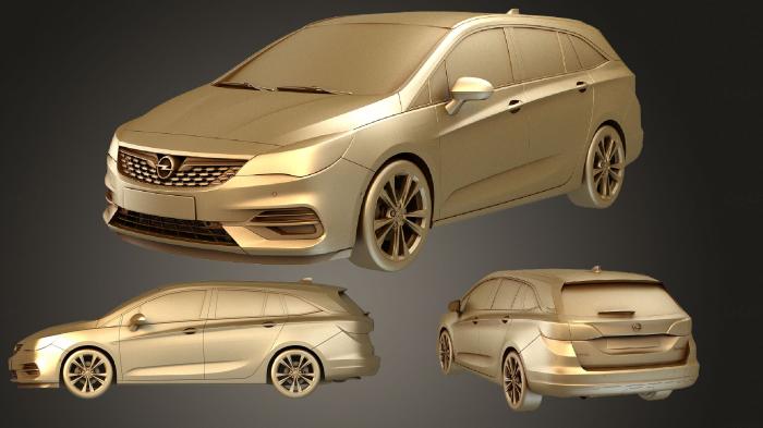 نموذج ثلاثي الأبعاد لآلة CNC السيارات والنقل أوبل أسترا سبورتس تورير 2020