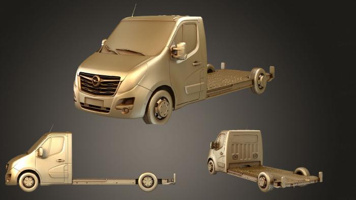 نموذج ثلاثي الأبعاد لآلة CNC السيارات والنقل أوبل موفانو FWD LL35 L3H1 منصة كابينة 2021