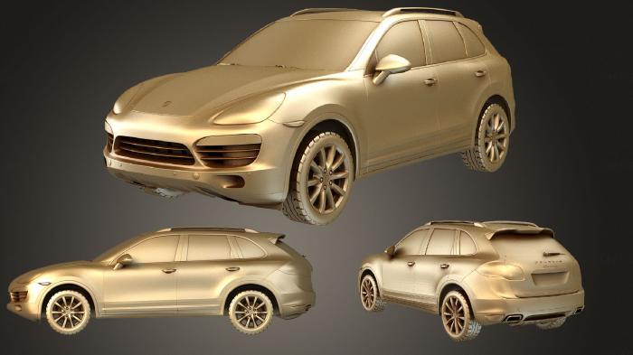 نموذج ثلاثي الأبعاد لآلة CNC السيارات والنقل بورش كايين (Mk3) (958) S هايبرد 2010
