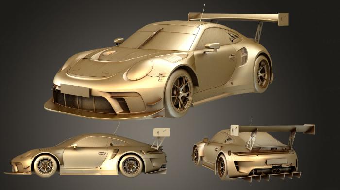 نموذج ثلاثي الأبعاد لآلة CNC السيارات والنقل بورش 911 GT3R 2019