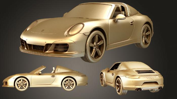نموذج ثلاثي الأبعاد لآلة CNC السيارات والنقل بورش 911 Targa 4s Exclusive 2015