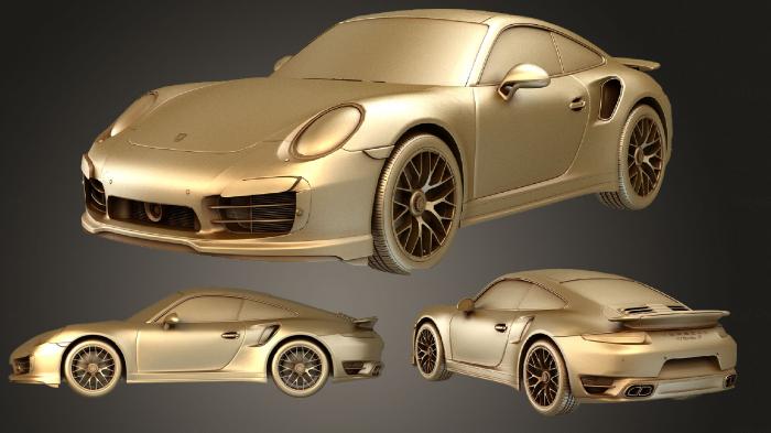 نموذج ثلاثي الأبعاد لآلة CNC السيارات والنقل بورش 911 توربو s 2013 (2)