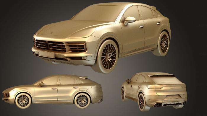 نموذج ثلاثي الأبعاد لآلة CNC السيارات والنقل بورش كايين اس كوبيه 2020