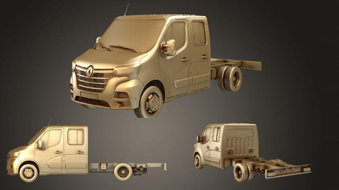 نموذج ثلاثي الأبعاد لآلة CNC السيارات والنقل رينو ماستر كروكاب DW E20 شاسيه 2020