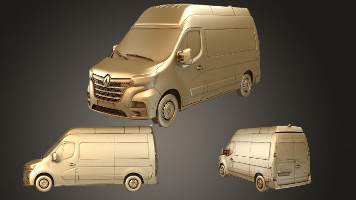 نموذج ثلاثي الأبعاد لآلة CNC السيارات والنقل رينو ماستر L2H3 ميني باص 2020