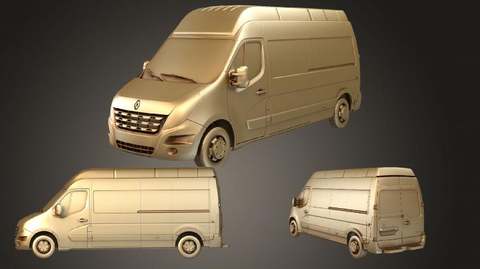 نموذج ثلاثي الأبعاد لآلة CNC السيارات والنقل رينو ماستر l3h3 فان 2010