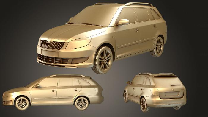 نموذج ثلاثي الأبعاد لآلة CNC السيارات والنقل سكودا فابيا كومبي 2011