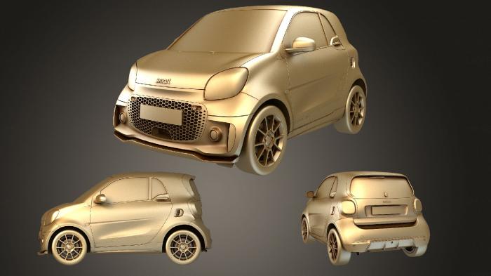 نموذج ثلاثي الأبعاد لآلة CNC السيارات والنقل سمارت إي كيو فورتو 2020