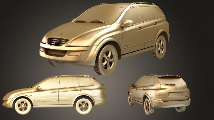 نموذج ثلاثي الأبعاد لآلة CNC السيارات والنقل سانج يونج كيرون 2011