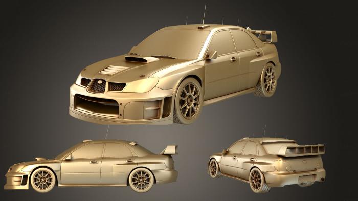 نموذج ثلاثي الأبعاد لآلة CNC السيارات والنقل سوبارو امبريزا STi WRC 2006 هيبولي