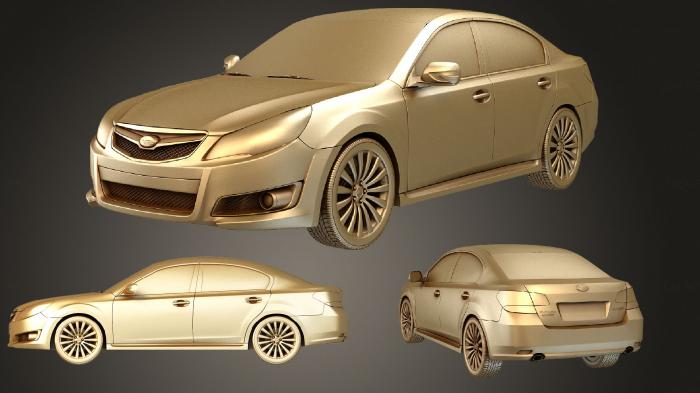 نموذج ثلاثي الأبعاد لآلة CNC السيارات والنقل سوبارو ليجاسي سيدان 2010