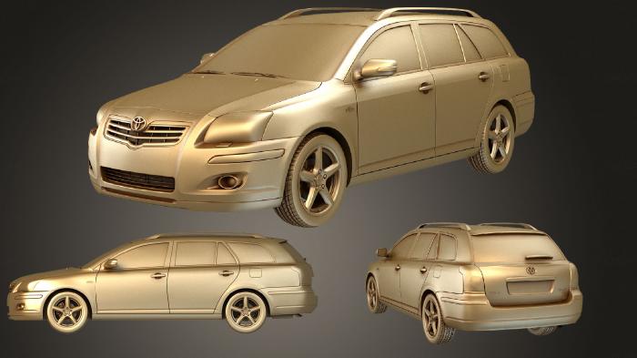 نموذج ثلاثي الأبعاد لآلة CNC السيارات والنقل عربة تويوتا أفينسيس (Mk2f) (T250) 2006