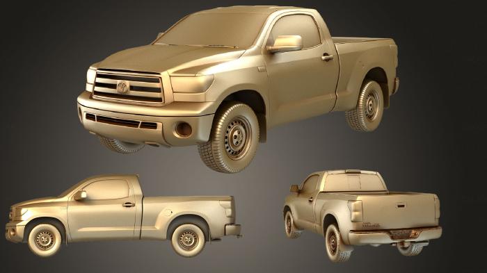 نموذج ثلاثي الأبعاد لآلة CNC السيارات والنقل تويوتا تندرا RegularCab 2011