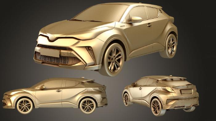 نموذج ثلاثي الأبعاد لآلة CNC السيارات والنقل تويوتا c hr gr sport 2021