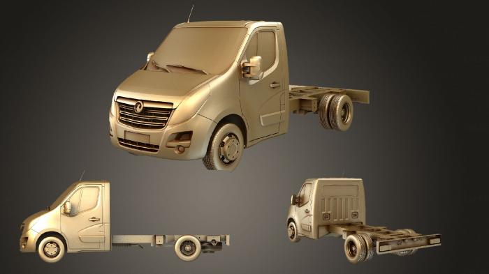 نموذج ثلاثي الأبعاد لآلة CNC السيارات والنقل شاسيه فوكسهول موفانو سينجل كاب DW E20 2014