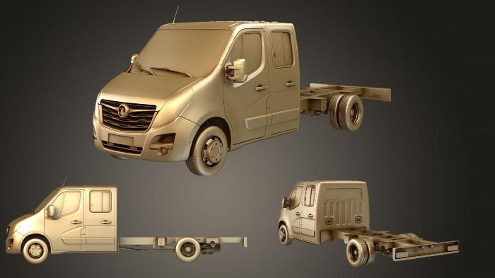 نموذج ثلاثي الأبعاد لآلة CNC السيارات والنقل شاسيه فوكسهول موفانو كرو كاب DW E30 2020