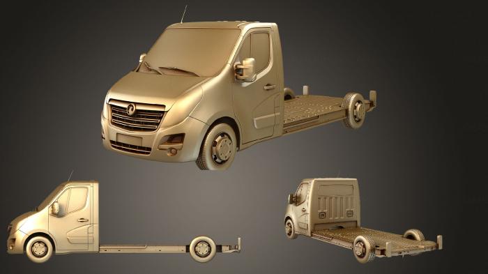 نموذج ثلاثي الأبعاد لآلة CNC السيارات والنقل فوكسهول movano fwd ll35 l3h1 platform Cab 2014