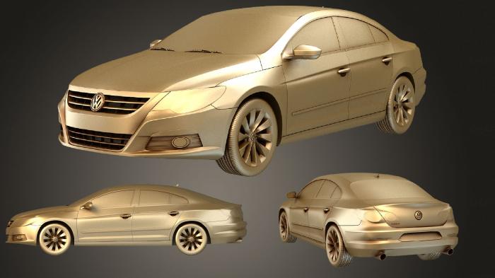 نموذج ثلاثي الأبعاد لآلة CNC السيارات والنقل فولكس فاجن باسات سي سي 2009