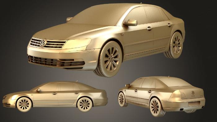 نموذج ثلاثي الأبعاد لآلة CNC السيارات والنقل فولكس فاجن فايتون 2011