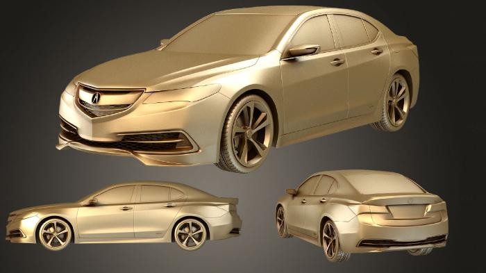 نموذج ثلاثي الأبعاد لآلة CNC السيارات والنقل مفهوم أكيورا TLX 2014