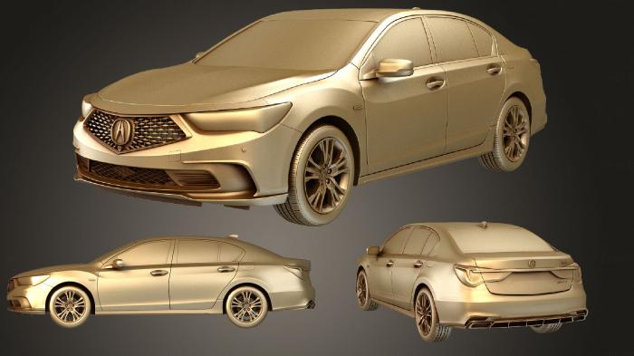 نموذج ثلاثي الأبعاد لآلة CNC السيارات والنقل أكورا rlx sh awd 2021